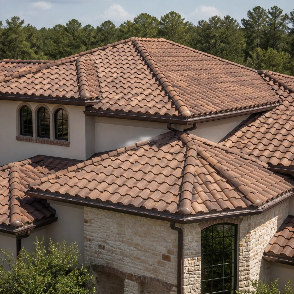 Tile roofing